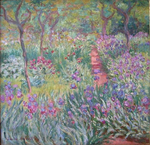 Claude Monet The Artist's Garden at Giverny China oil painting art